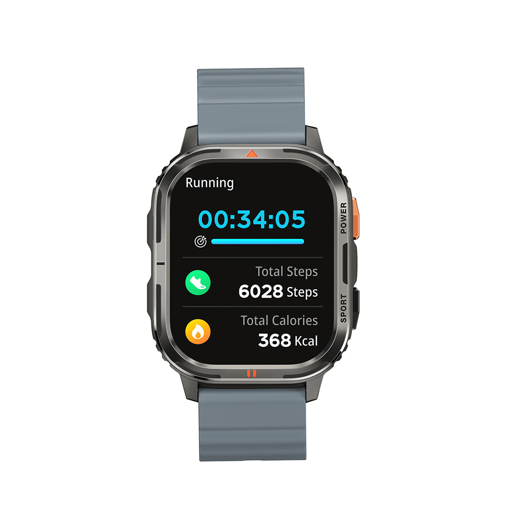 Wiwu SW05 Smart Watch İOS ve Android Uyumlu TFT Ekranlı IP68 Sertifikalı Akıllı Saat Siyah