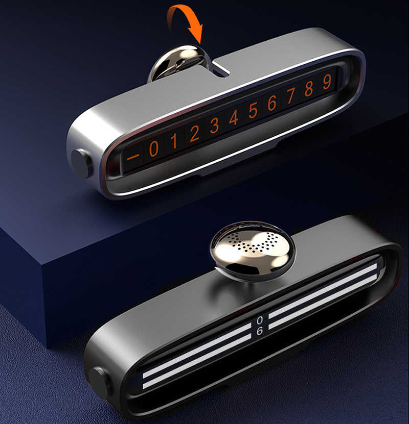 Wiwu TC-001 Araç Kokulu Park Numaratörü Siyah