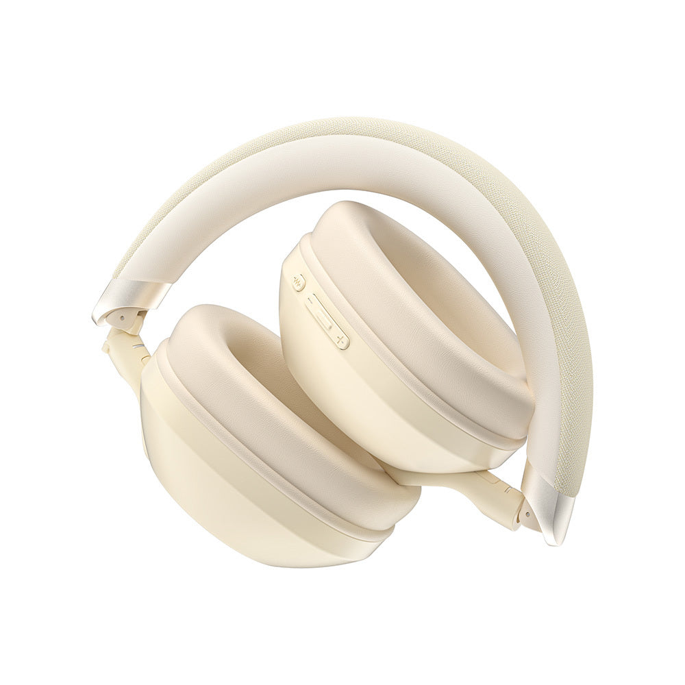 Wiwu TD-09 Solar Enerjili ANC Özellikli Katlanabilir Ayarlanabilir Kulak Üstü v5.3 Bluetooth Kulaklık Siyah