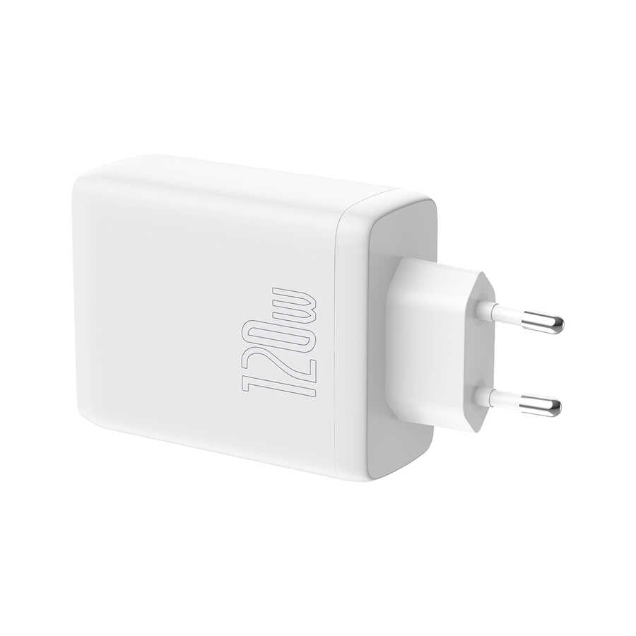 Wiwu TR257-AEU Mini GaN Tech 120W Power Adaptör Beyaz