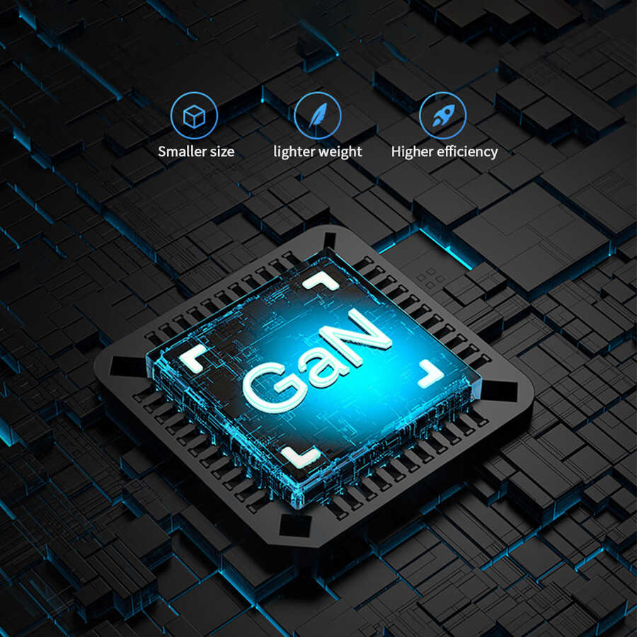 Wiwu TR257-AEU Mini GaN Tech 120W Power Adaptör Beyaz