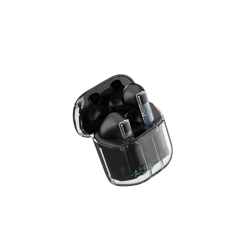 Wiwu TWS11 Şeffaf Tasarımlı Ghost Kulak İçi Bluetooth Kulaklık Turuncu