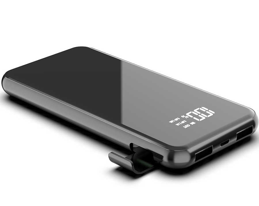 Wiwu W1 8000 Mah Wireless Powerbank Mavi
