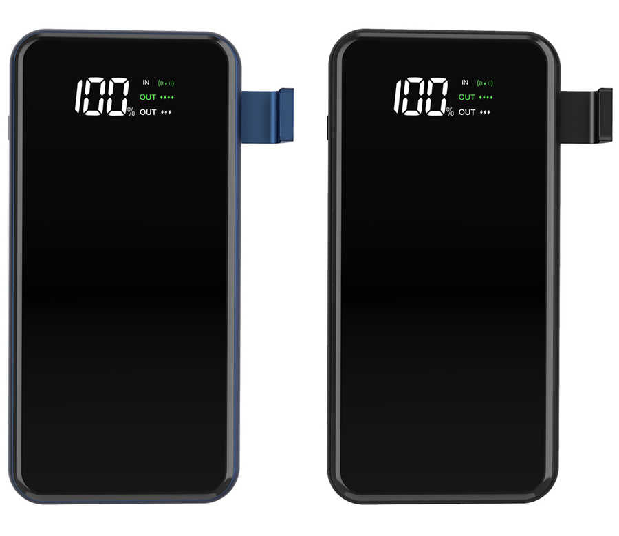 Wiwu W1 8000 Mah Wireless Powerbank Mavi
