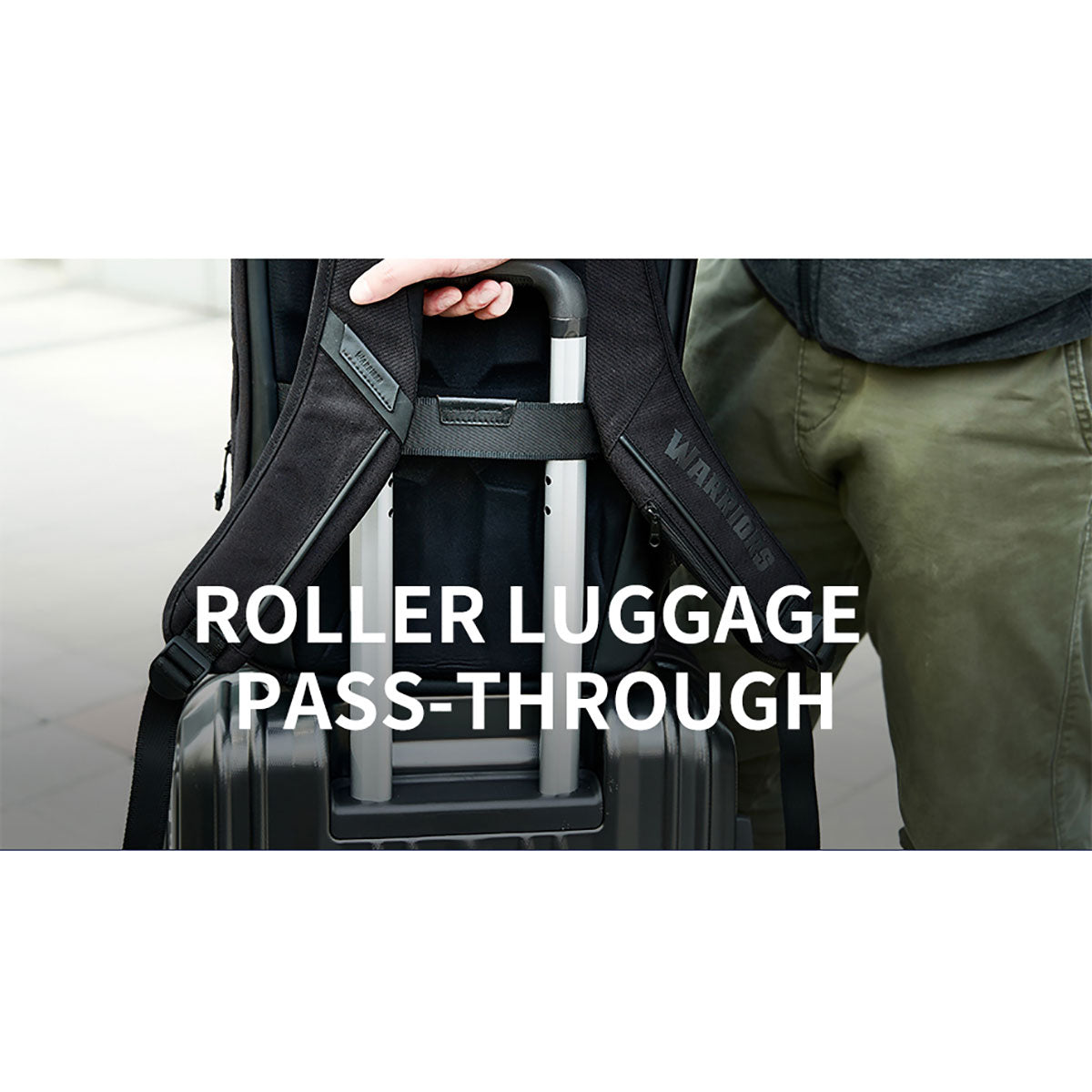 Wiwu Warriors Back Pack 21 Bölmeli 30 Litre Kapasiteli Su Geçirmez Sırt Çantası Siyah