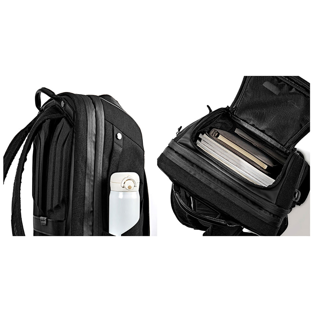 Wiwu Warriors Back Pack 21 Bölmeli 30 Litre Kapasiteli Su Geçirmez Sırt Çantası Siyah