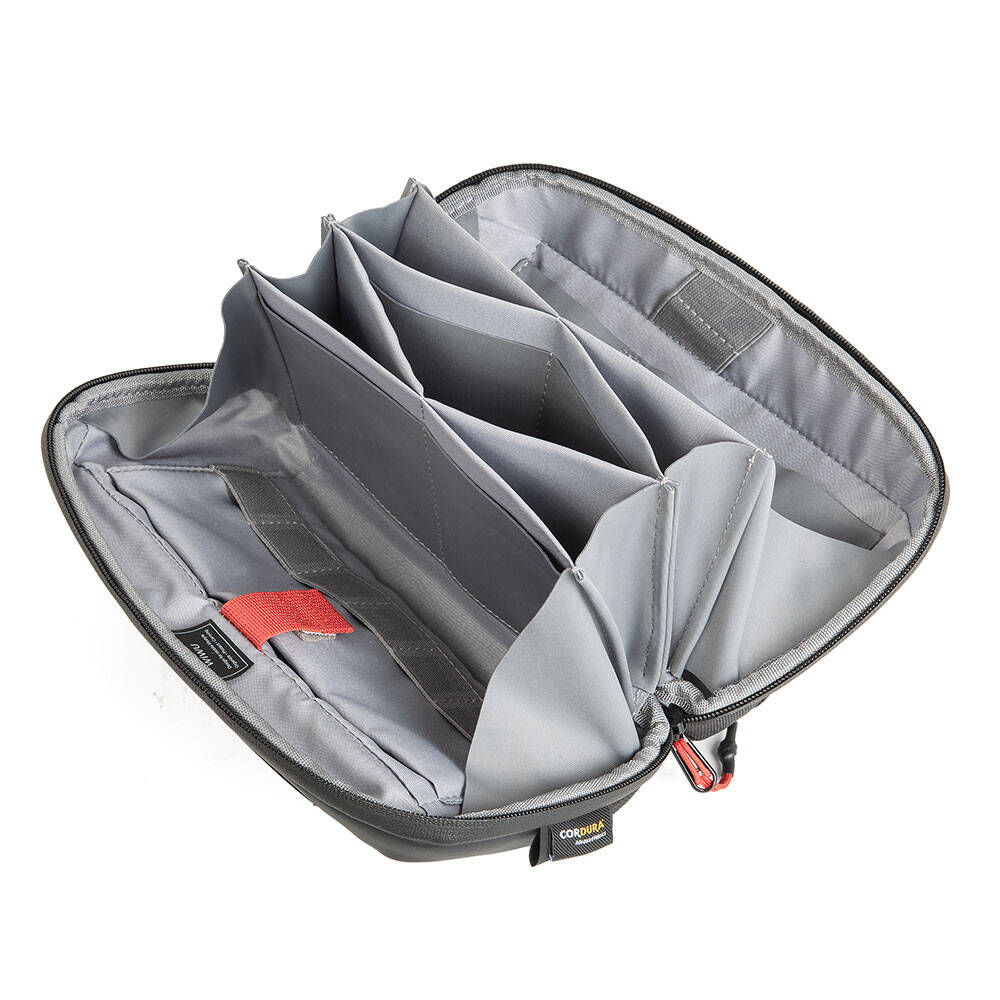 Wiwu Warriors Tech Pouch X Pro Dupont Cordura 1000D Naylon Kumaş Macbook Aksesuar Çantası Siyah