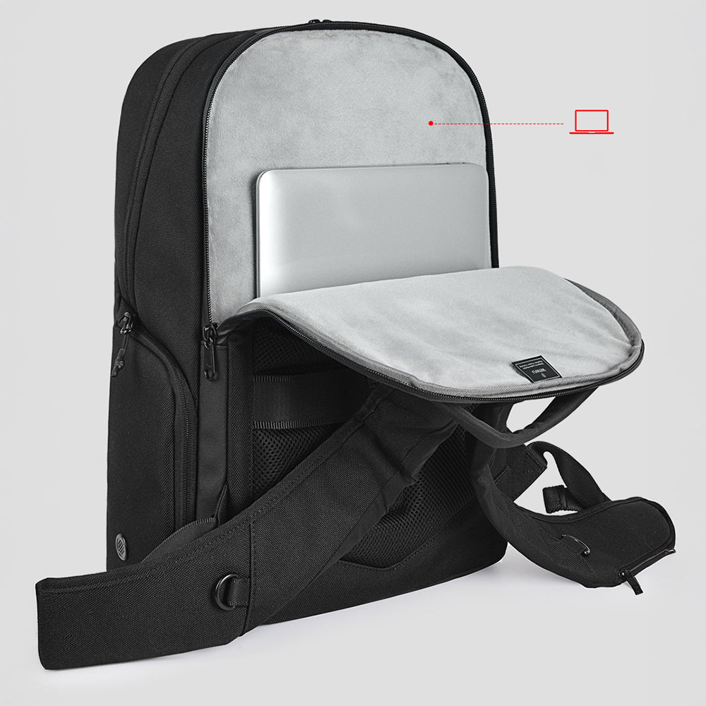 Wiwu Warriors X Pro Cordura 1200D Su Geçirmez Sırt Çantası Siyah