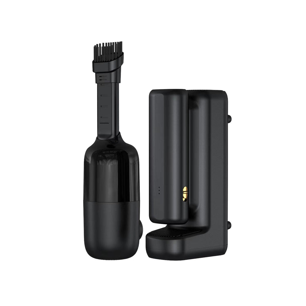 Wiwu Wi-Ai002 5in1 Oto Araç Lastik Şişirme Pompası - Oto Araç Süpürgesi - Vakum Makinesi - Fener Dijital Ekranlı Araç Hava Kompresörü Siyah