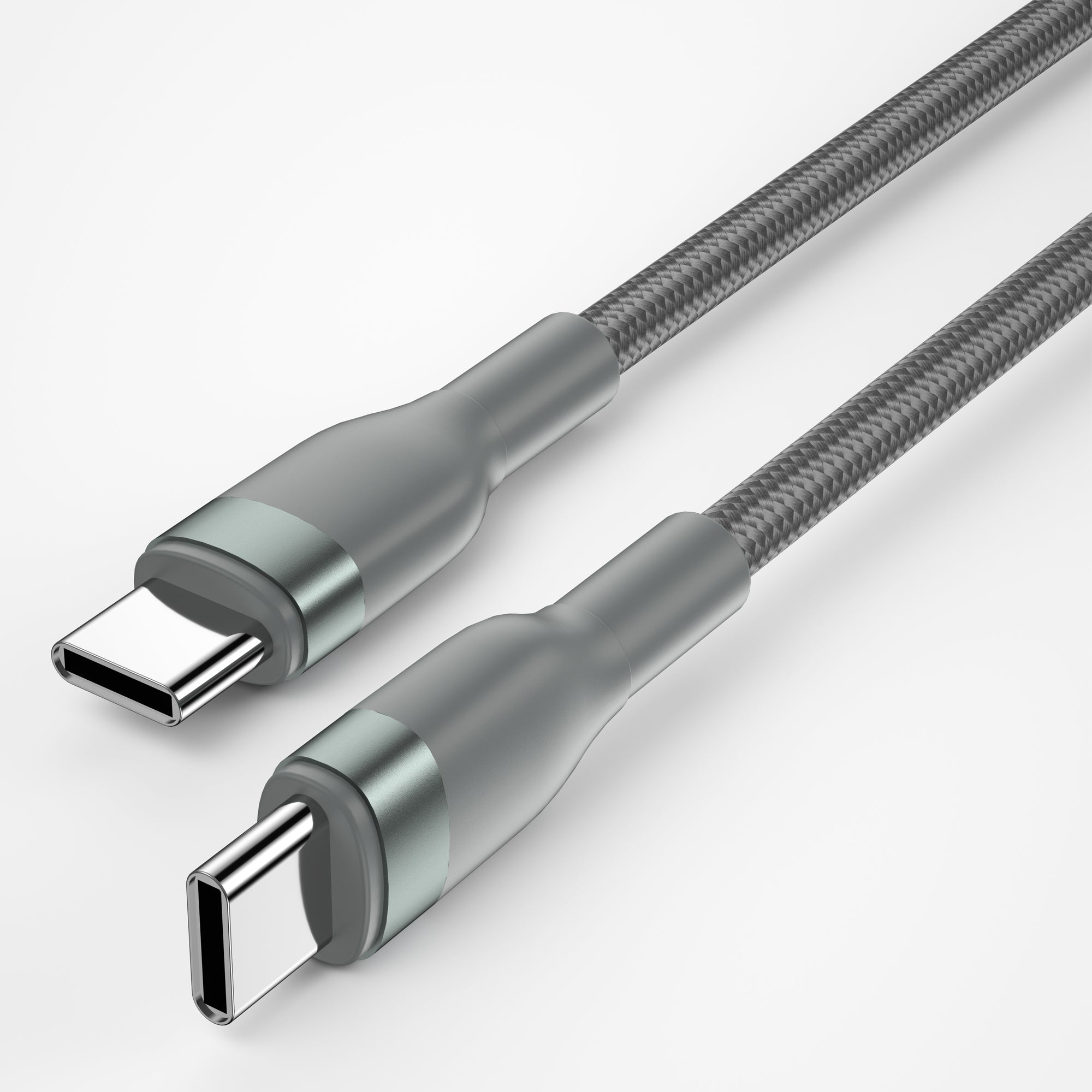 Wiwu Wi-C017 Concise Serisi Type-C to Type-C PD Data Kablo 100W 2M Gri