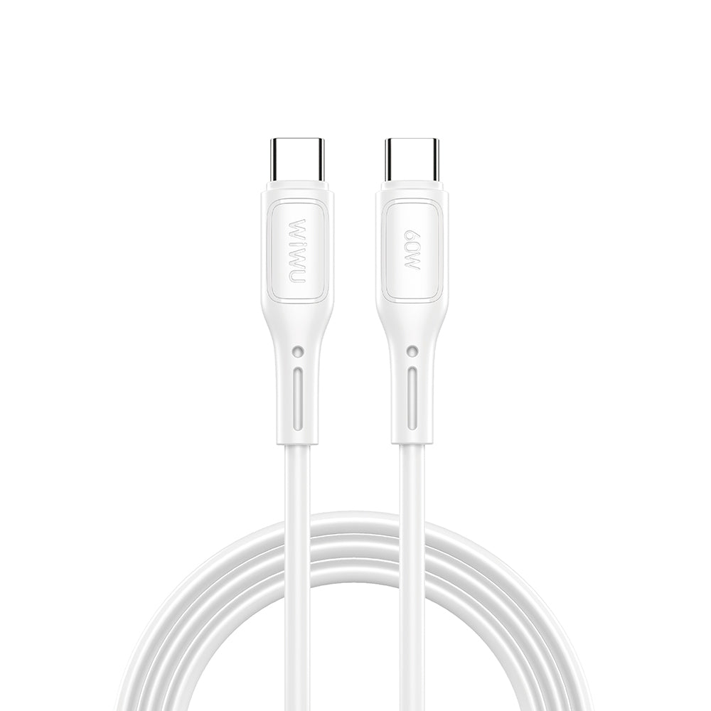 Wiwu Wi-C043E Starlink Serisi Type-C to Type-C Hızlı Şarj Özellikli Data ve Şarj Kablosu 60W 1M Siyah
