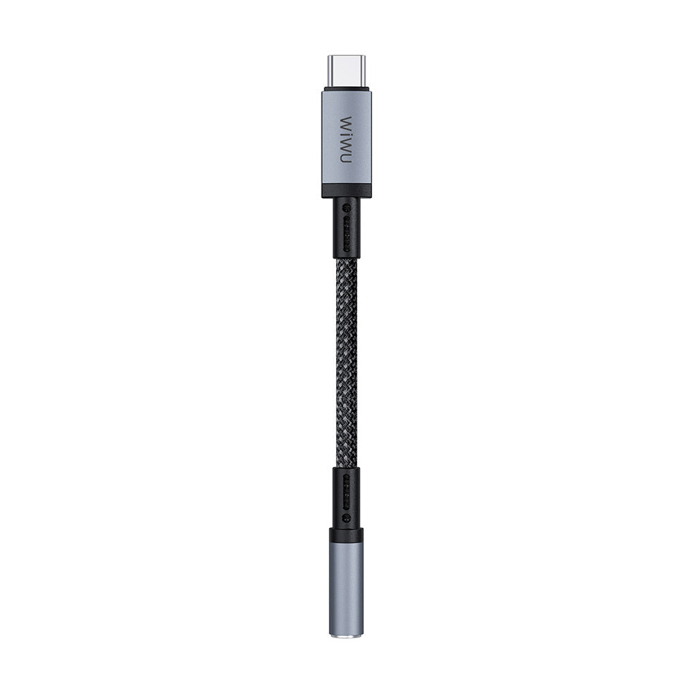 Wiwu Wi-C047 Legend Serisi Type-C To 3.5mm Aux Çevirici Ses Adaptörü Siyah