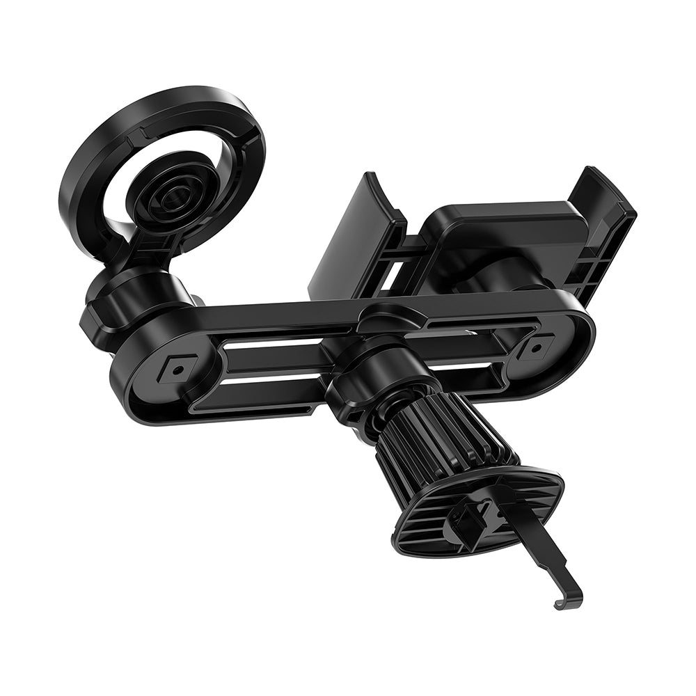 Wiwu Wi-CH060 Gentleman Serisi 360 Derece Dönebilen 2in1 Araç Telefon Tutucu Siyah