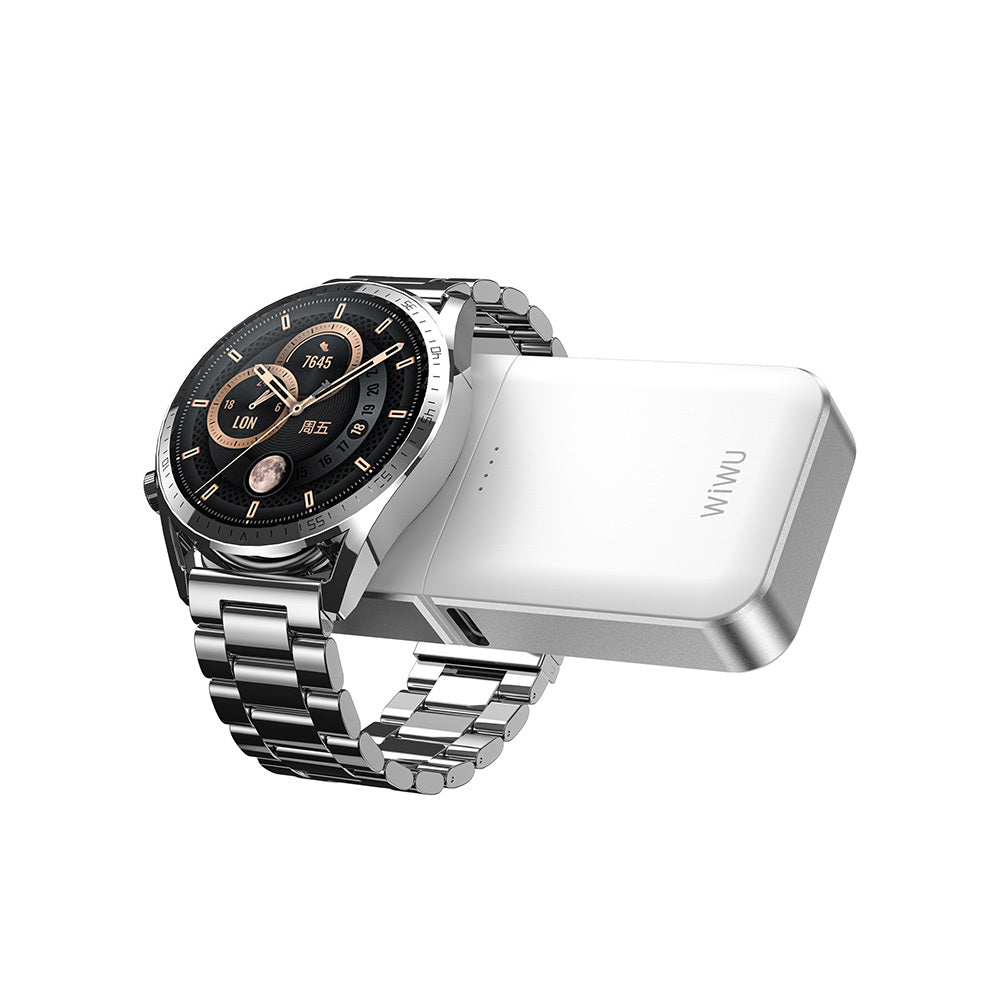 Wiwu Wi-M21 Elf Serisi 3in1 Mini Wireless Powerbank 1100mAh 3W Beyaz