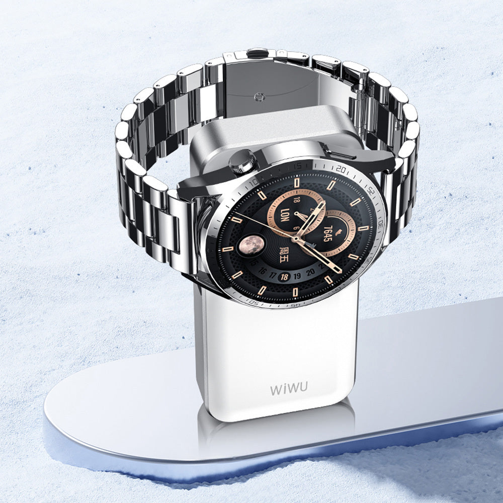 Wiwu Wi-M21 Elf Serisi 3in1 Mini Wireless Powerbank 1100mAh 3W Beyaz