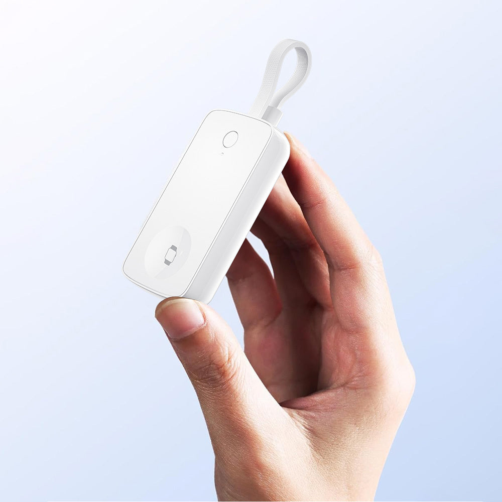 Wiwu Wi-M22 Ark Serisi 2in1 Akıllı Saat Mini Wireless Powerbank 2000mAh 2W Beyaz