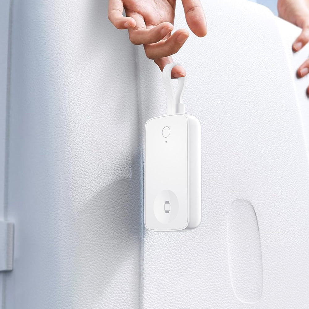 Wiwu Wi-M22 Ark Serisi 2in1 Akıllı Saat Mini Wireless Powerbank 2000mAh 2W Beyaz