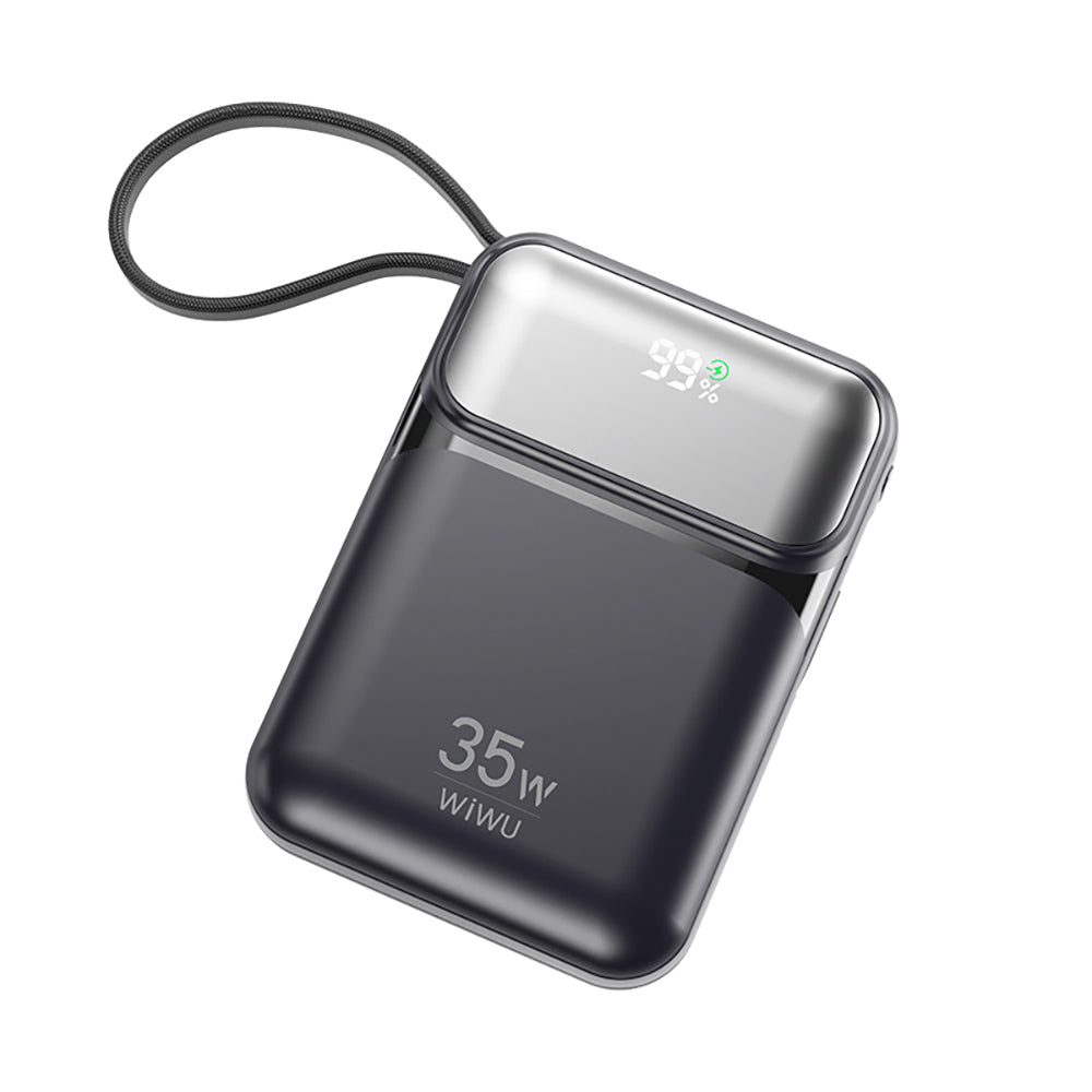 Wiwu Wi-P052 Galaxy Serisi Type-C Lightning Çıkışlı Taşınabilir Powerbank PD 35W 10000mAh Beyaz