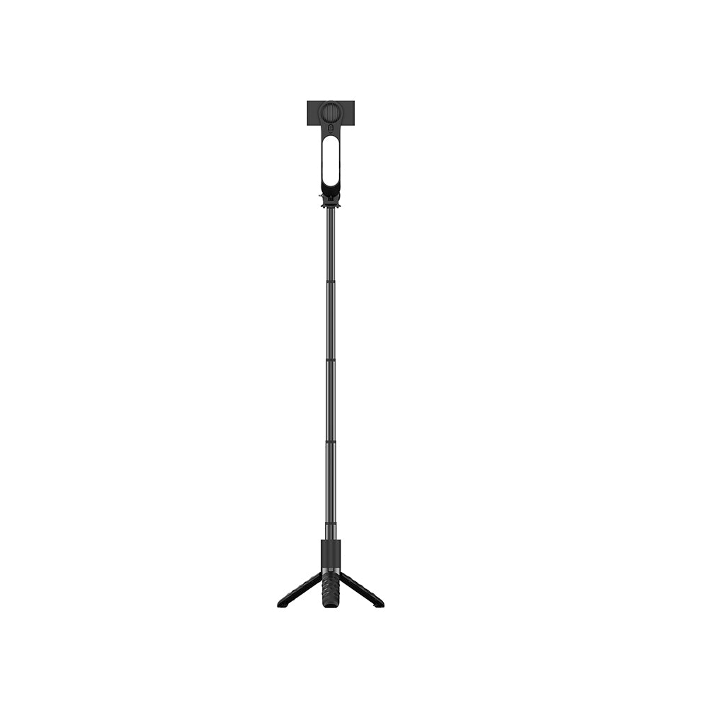 Wiwu Wi-SE013 Dolgu Işıklı Teleskopik Tripod ve Mini Selfie Çubuğu Siyah
