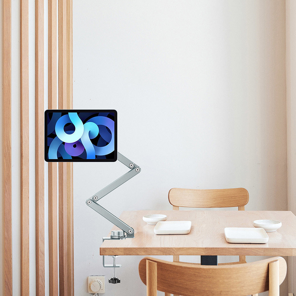 Wiwu Wi-ZM001 Ayarlanabilir Oynar Başlıklı 360° Dönebilen Metal Telefon ve Tablet Tutucu Gri