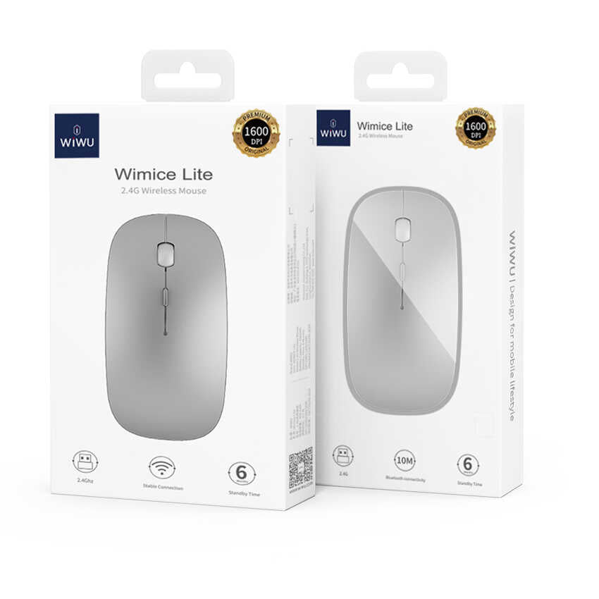 Wiwu Wimice Lite WM102 Mouse Gümüş