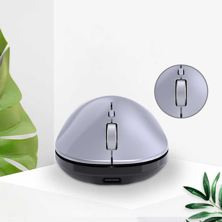 Wiwu WM104 Wimice Lite Dual Magic Mouse Gümüş