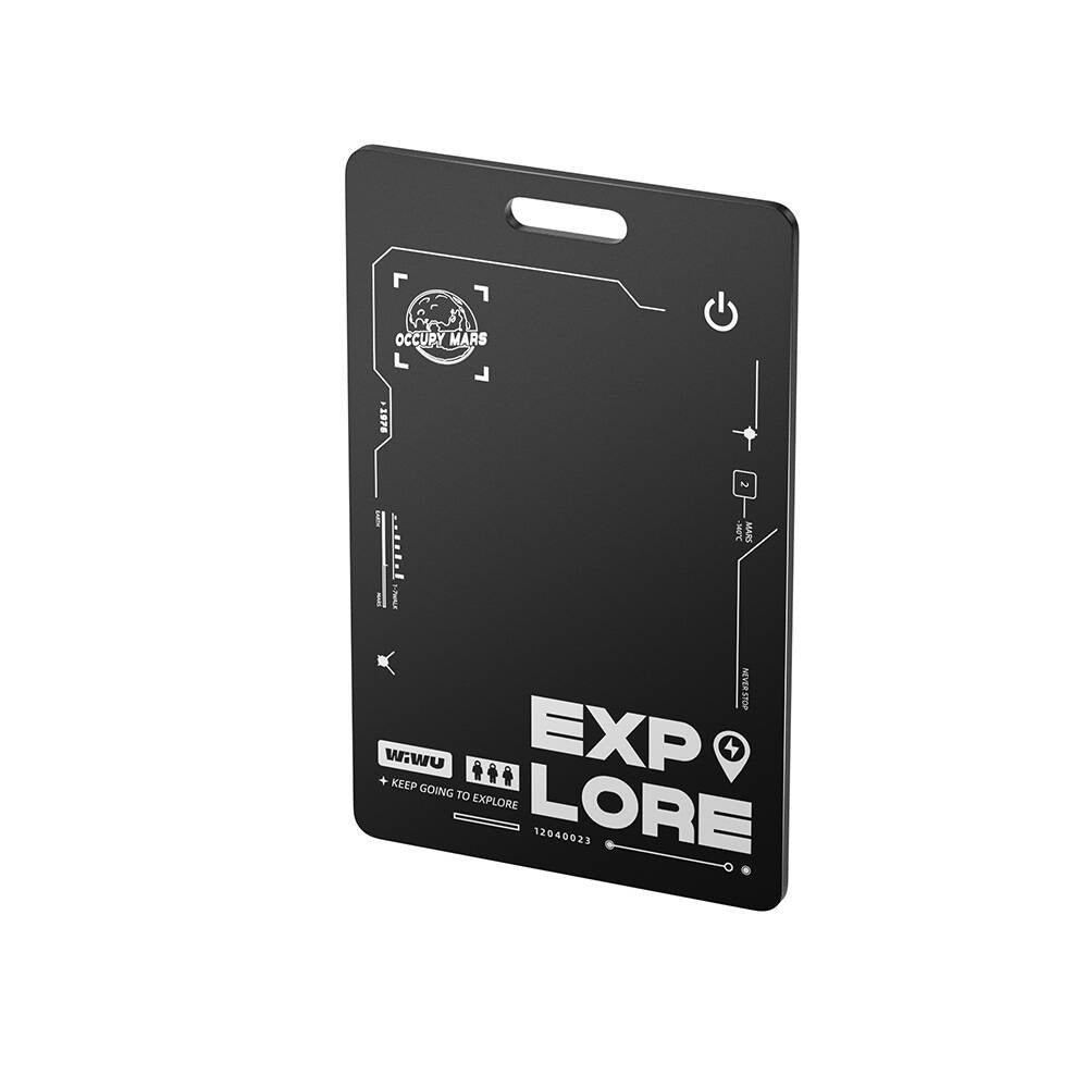 Wiwu WT-03 iTag iOS Find My Destekli Kartlık Tasarımlı Kaybolmaya Karşı GPS Akıllı Takip Cihazı Siyah