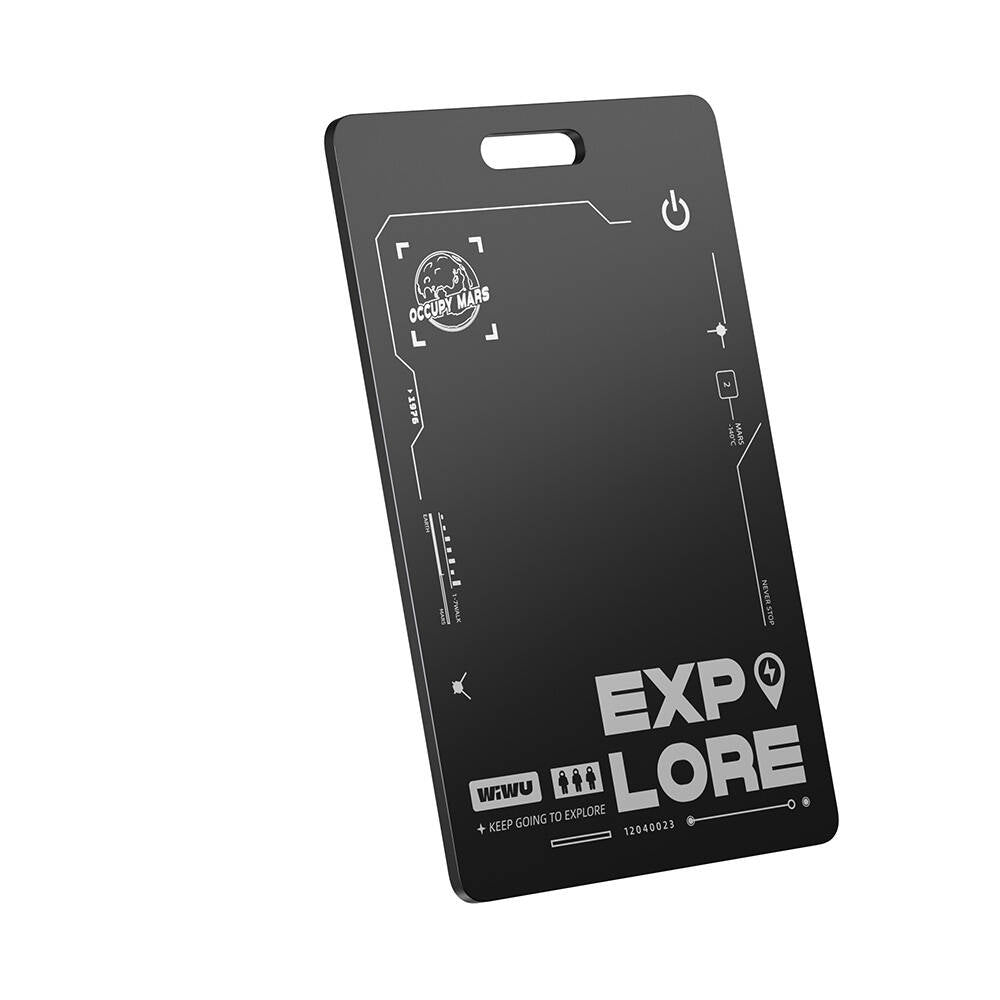 Wiwu WT-03 iTag iOS Find My Destekli Kartlık Tasarımlı Kaybolmaya Karşı GPS Akıllı Takip Cihazı Siyah