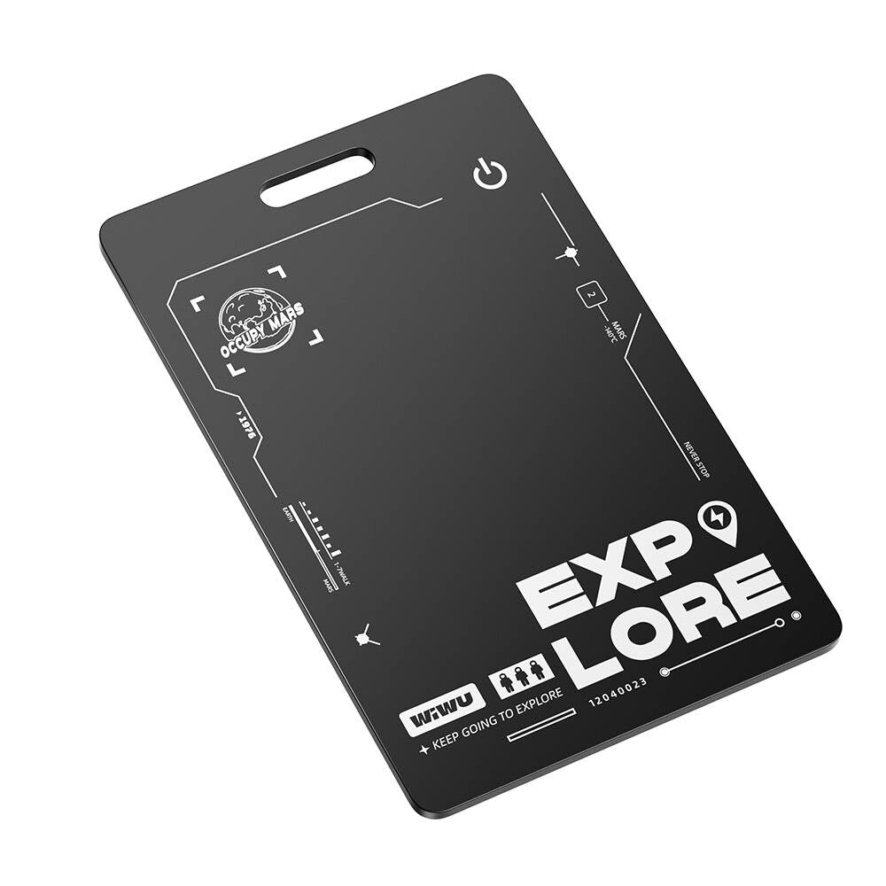 Wiwu WT-03 iTag iOS Find My Destekli Kartlık Tasarımlı Kaybolmaya Karşı GPS Akıllı Takip Cihazı Siyah