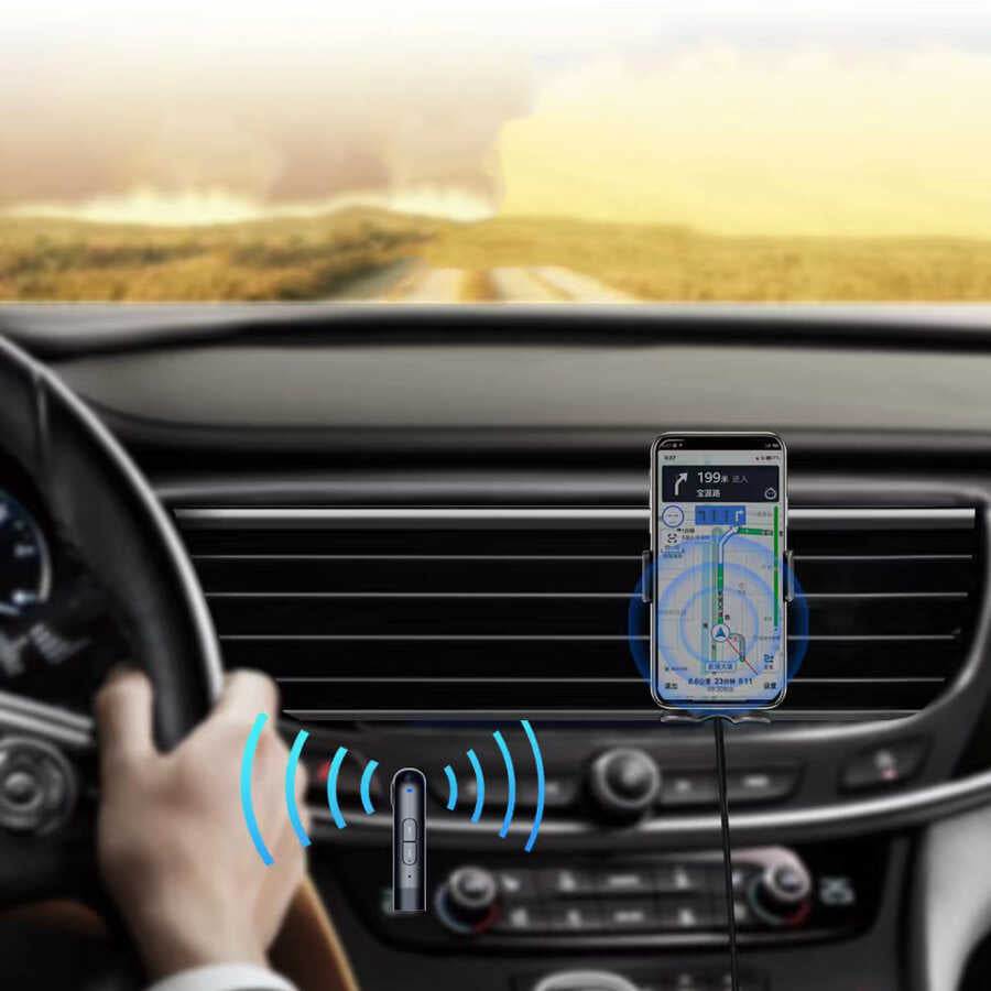 Wiwu YP-05 Bluetooth Receiver Kablosuz Ses Alıcısı Siyah