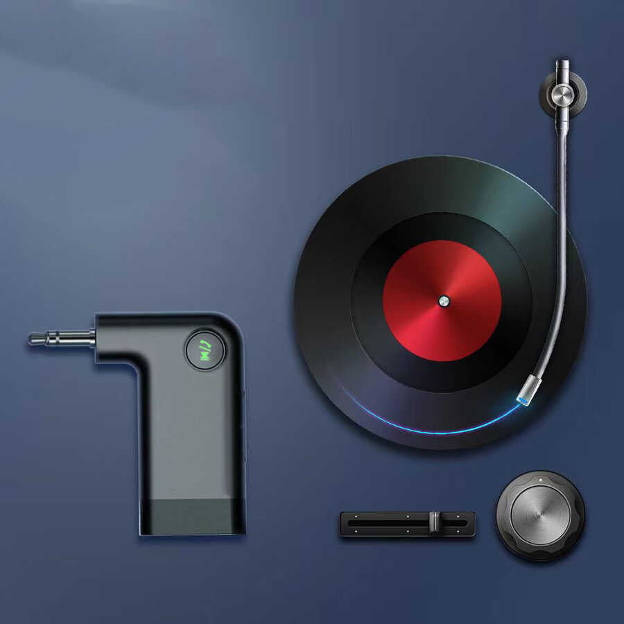 Wiwu YP-05 Bluetooth Receiver Kablosuz Ses Alıcısı Siyah