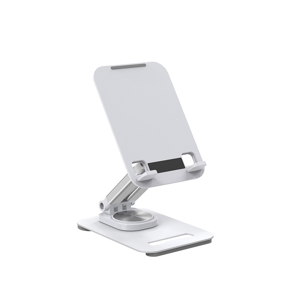 Wiwu ZM010 Taşınabilir Katlanabilir 360 Dönebilen Metal Telefon ve Tablet Standı Beyaz