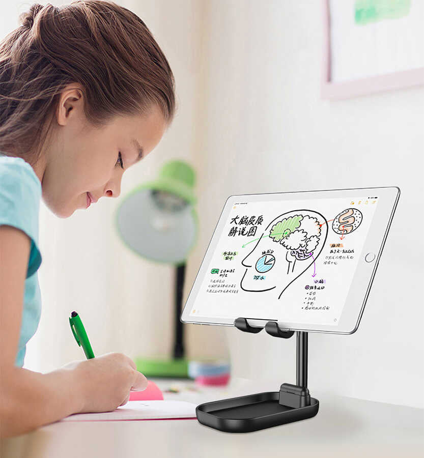 Wiwu ZM100 Tablet - Telefon Standı Siyah