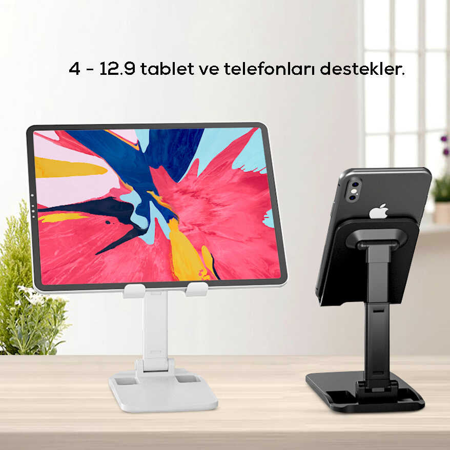 Wiwu ZM102 Tablet - Telefon Standı Siyah