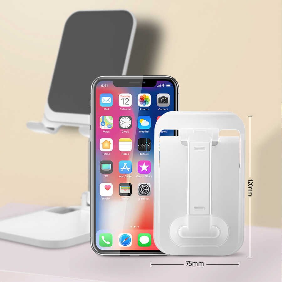 Wiwu ZM102 Tablet - Telefon Standı Beyaz