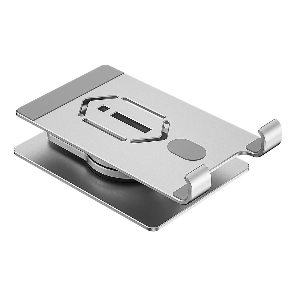 Wiwu ZM107 Taşınabilir Katlanabilir 360 Dönebilen Metal Telefon ve Tablet Standı Gümüş