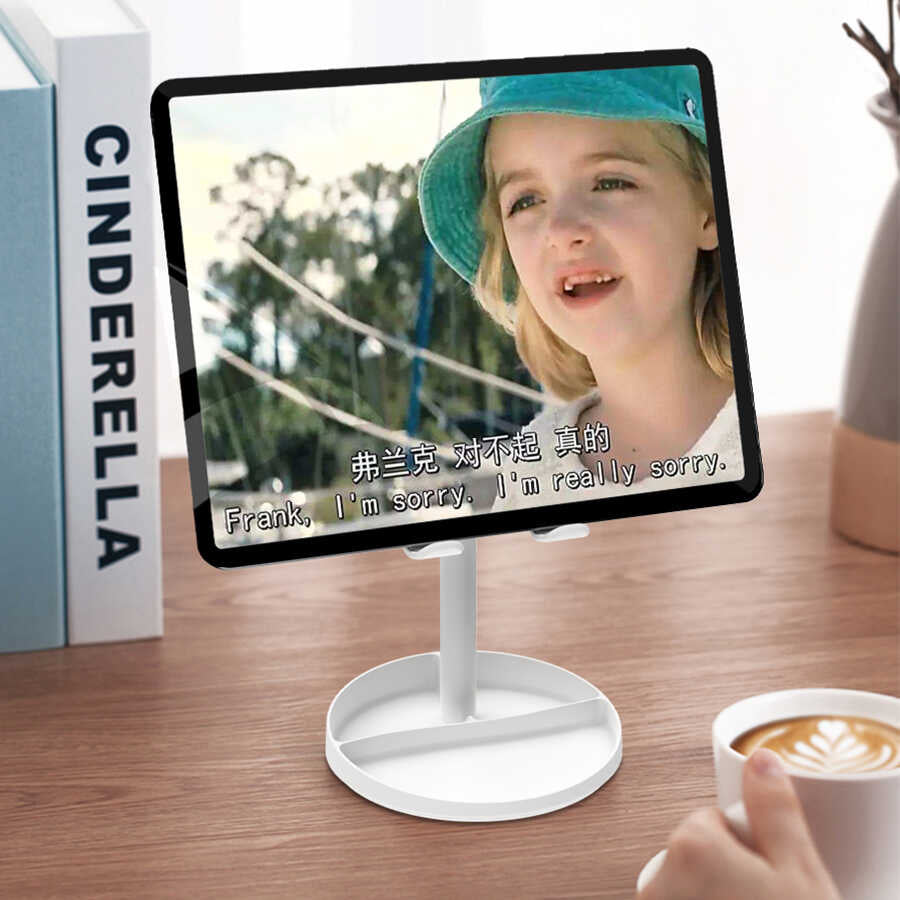 Wiwu ZM201 Aynalı Tablet - Telefon Standı Beyaz