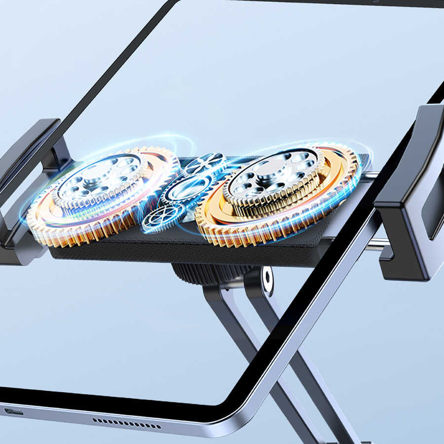 Wiwu ZM310 Ayarlanabilir Oynar Başlıklı Masa Tablet ve Telefon Tutucu Gri