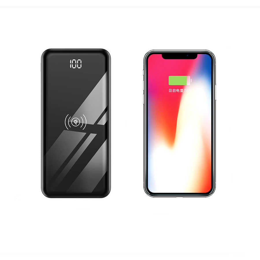 Xipin WS-T58 10000 Mah Wireless Powerbank Siyah