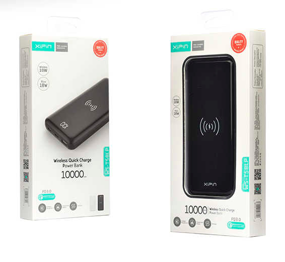 Xipin WS-T58 10000 Mah Wireless Powerbank Siyah