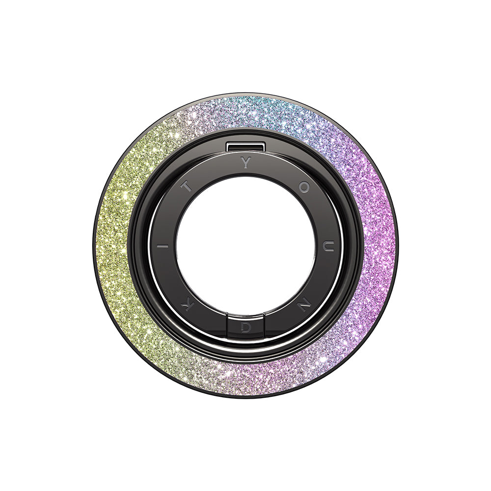 Youngkit Colorful Serisi Double Magnetik Ring Stand Telefon Tutucu Pembe