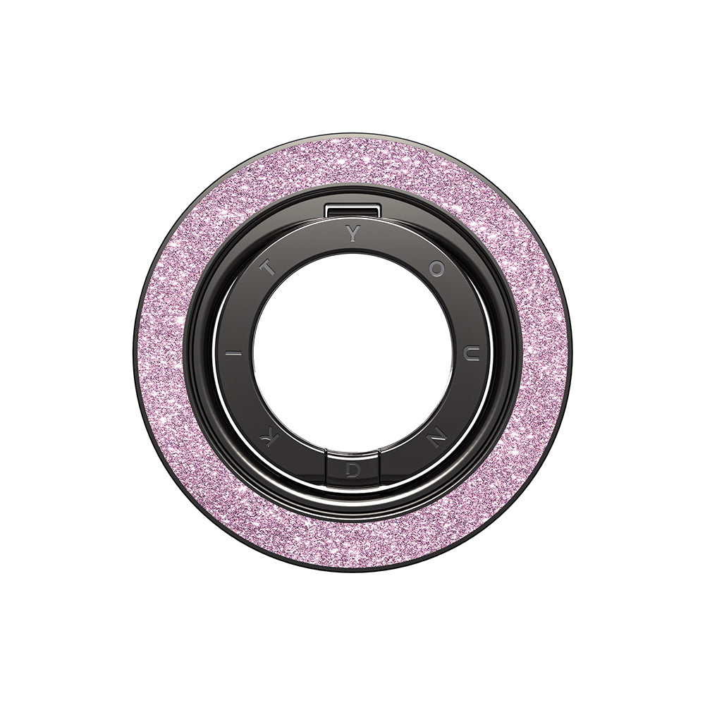 Youngkit Colorful Serisi Double Magnetik Ring Stand Telefon Tutucu Siyah