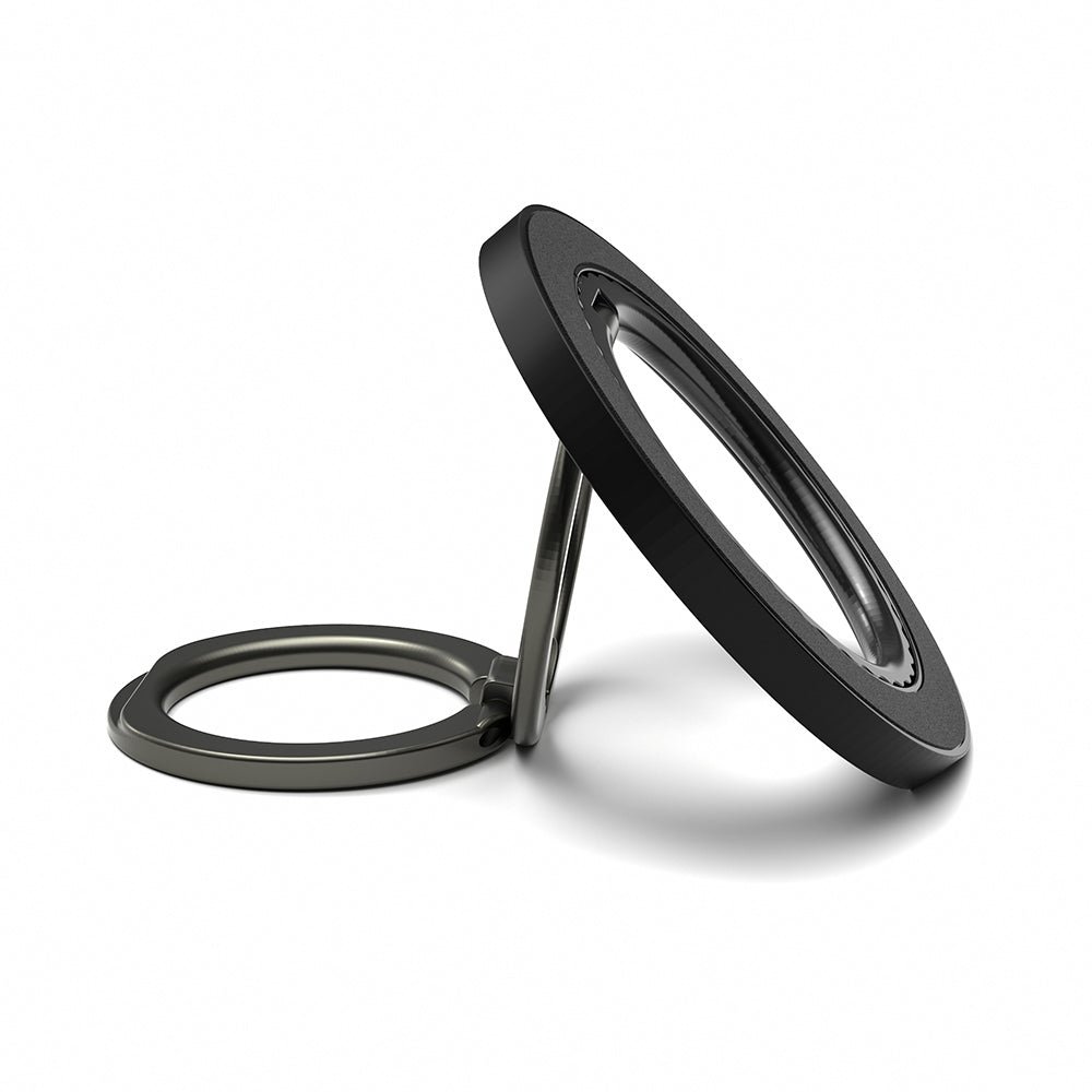 Youngkit Colorful Serisi Double Magnetik Ring Stand Telefon Tutucu Gümüş