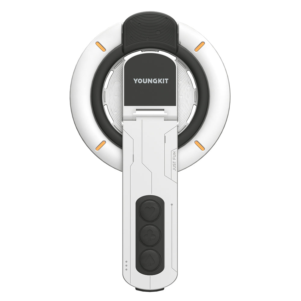 Youngkit Technology Serisi Telefon ve Tabletler için Magnetik Ring Stand Beyaz