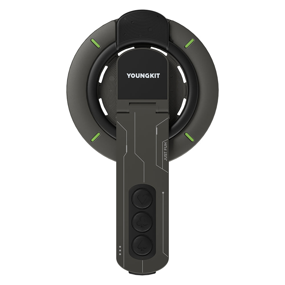 Youngkit Technology Serisi Telefon ve Tabletler için Magnetik Ring Stand Siyah