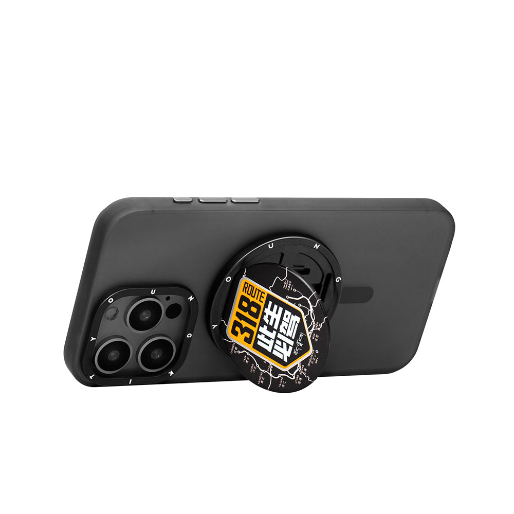 Youngkit Telefon ve Tabletler için Magnetik Ring Stand Beyaz