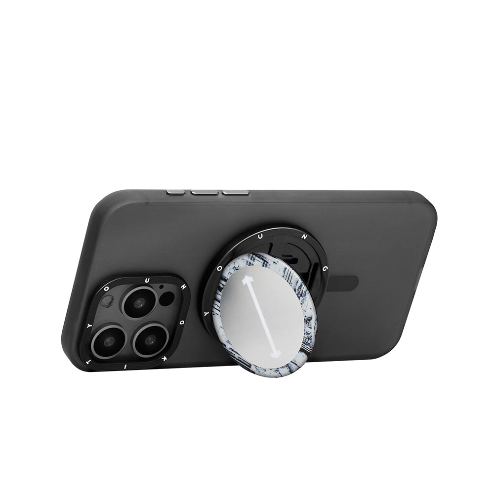 Youngkit Telefon ve Tabletler için Magnetik Ring Stand Beyaz