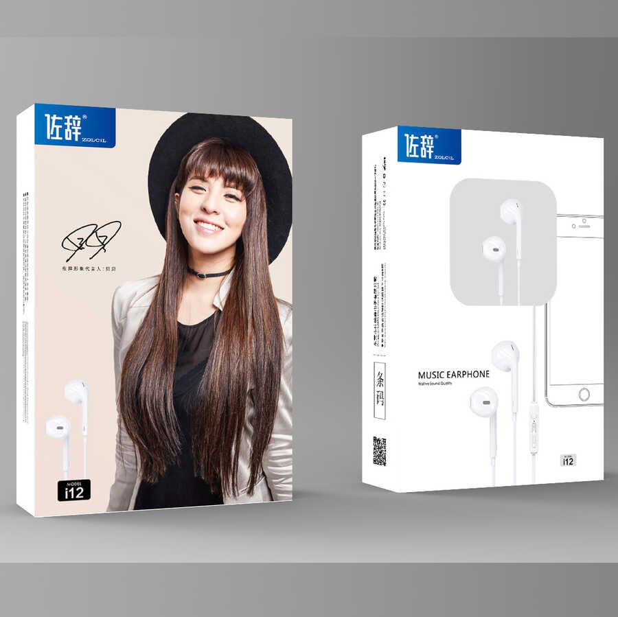 Zolcil İ12 3.5mm Kulaklık Beyaz