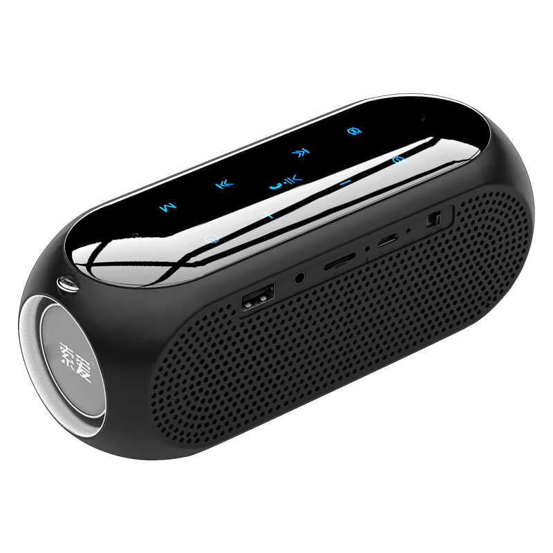 Soaiy S69 Bluetooth Speaker Hoparlör Siyah