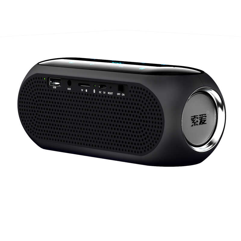 Soaiy S69 Bluetooth Speaker Hoparlör Siyah